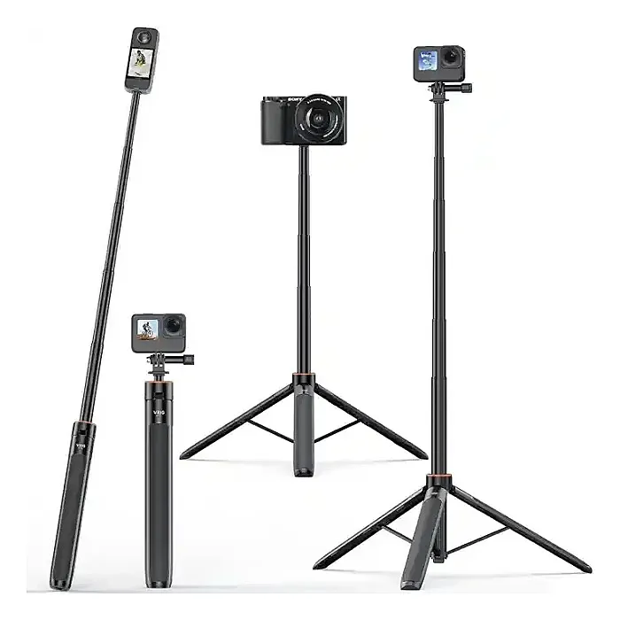 VRIG TP-21 Extendable Selfie Stick Tripod for GoPro Max Hero 10...
